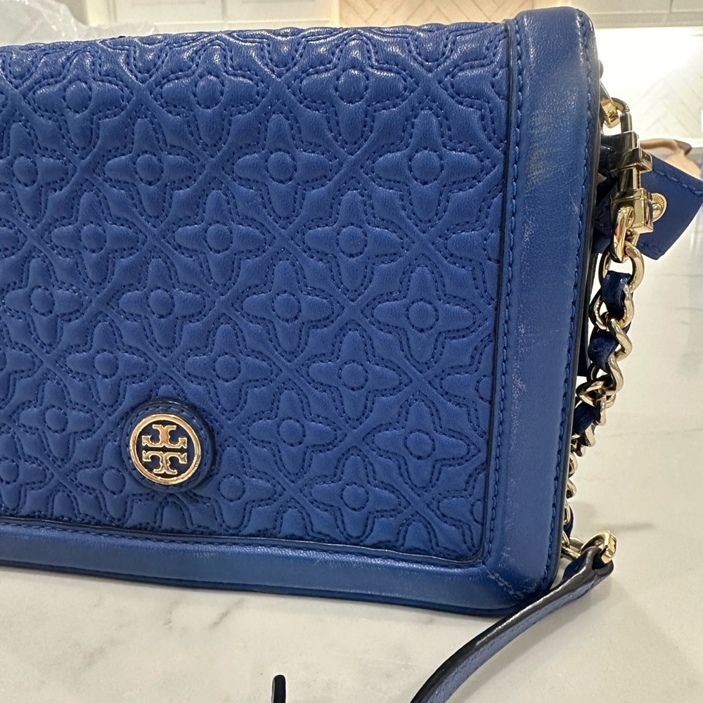 Tory Burch royal blue cross body